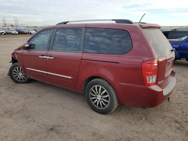 KNDMH4C70C6433541 - 2012 KIA SEDONA EX RED photo 2