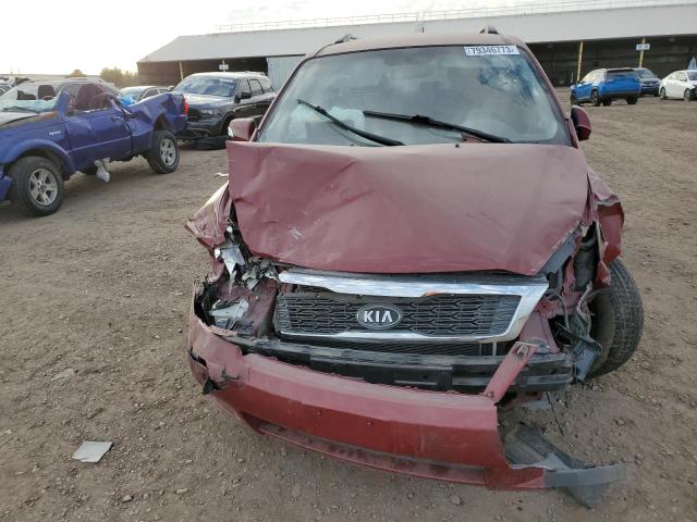 KNDMH4C70C6433541 - 2012 KIA SEDONA EX RED photo 5