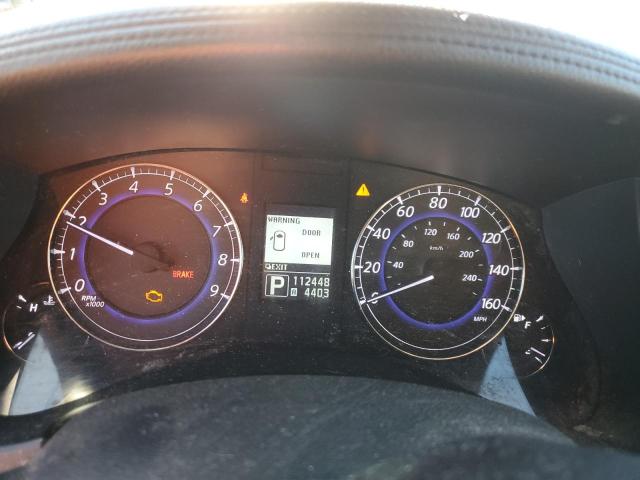 JN1AJ0HP3CM401058 - 2012 INFINITI EX35 BASE Սև լուսանկար 9