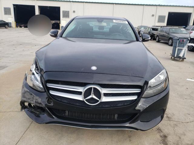 55SWF4JB1FU077145 - 2015 MERCEDES-BENZ C 300 BLACK photo 5