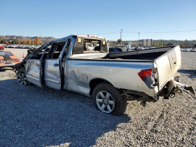 1N6AA07F18N309130 - 2008 NISSAN TITAN XE SILVER photo 2