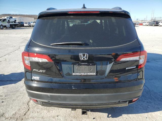 5FNYF5H21MB009835 - 2021 HONDA PILOT SE BLACK photo 6