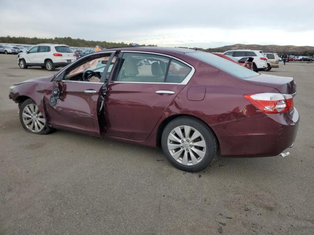 1HGCR2F85FA190748 - 2015 HONDA ACCORD EXL RED photo 2