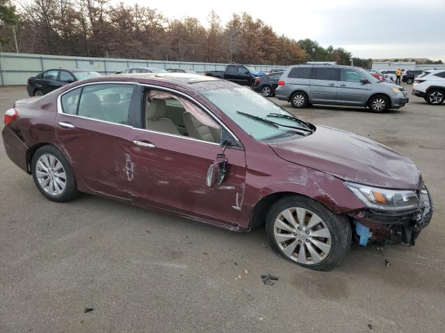 1HGCR2F85FA190748 - 2015 HONDA ACCORD EXL RED photo 4