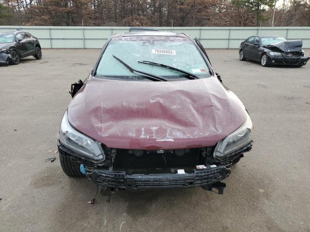 1HGCR2F85FA190748 - 2015 HONDA ACCORD EXL RED photo 5