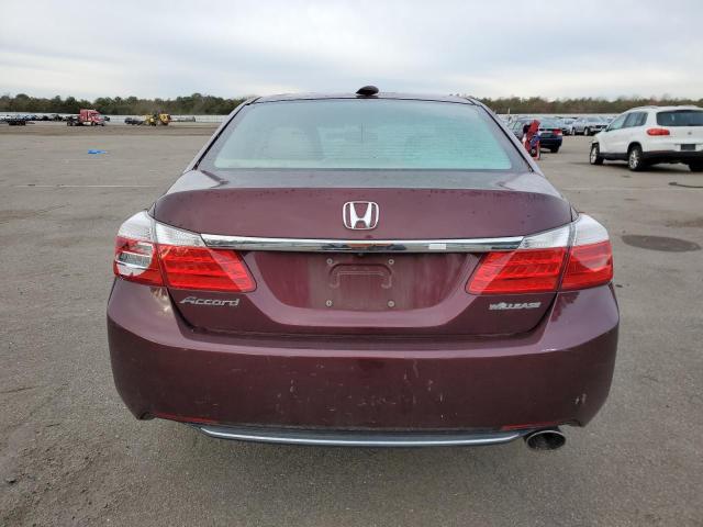 1HGCR2F85FA190748 - 2015 HONDA ACCORD EXL RED photo 6