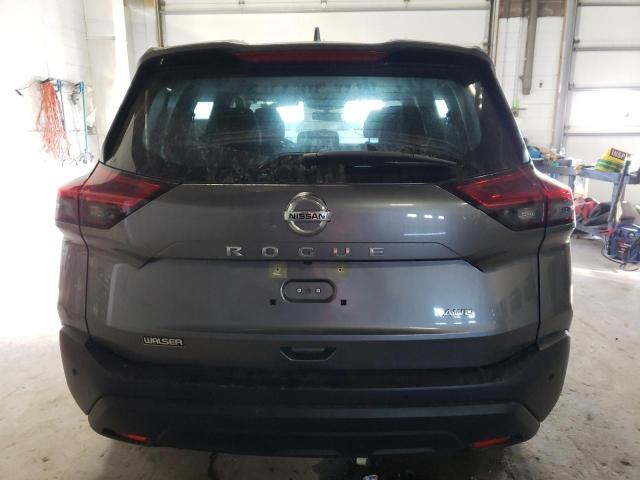 JN8AT3AB6MW205049 - 2021 NISSAN ROGUE S GRAY photo 6