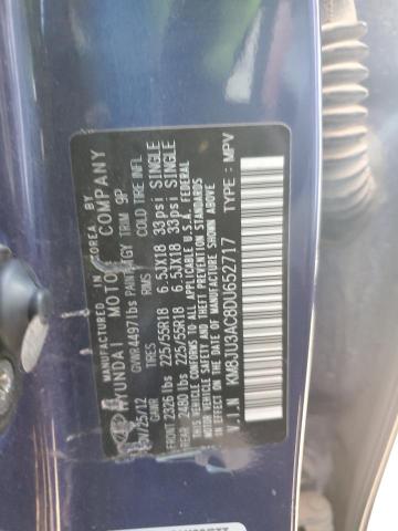 KM8JU3AC8DU652717 - 2013 HYUNDAI TUCSON GLS BLUE photo 12