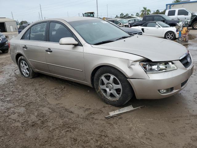 5NPEU46F96H112434 - 2006 HYUNDAI SONATA GLS TAN photo 4