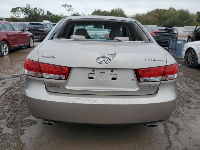 5NPEU46F96H112434 - 2006 HYUNDAI SONATA GLS TAN photo 6