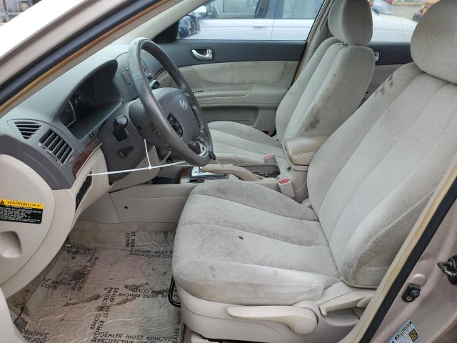 5NPEU46F96H112434 - 2006 HYUNDAI SONATA GLS TAN photo 7