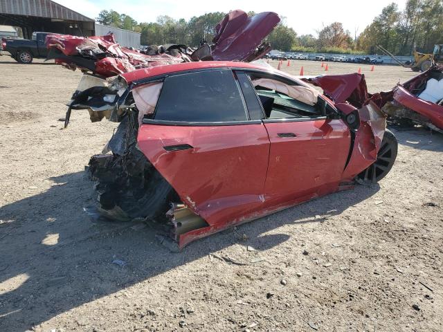 5YJSA1E63NF461257 - 2022 TESLA MODEL S წითელი ფოტო 3