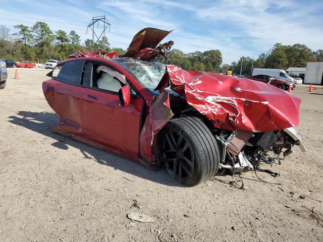 5YJSA1E63NF461257 - 2022 TESLA MODEL S წითელი ფოტო 4