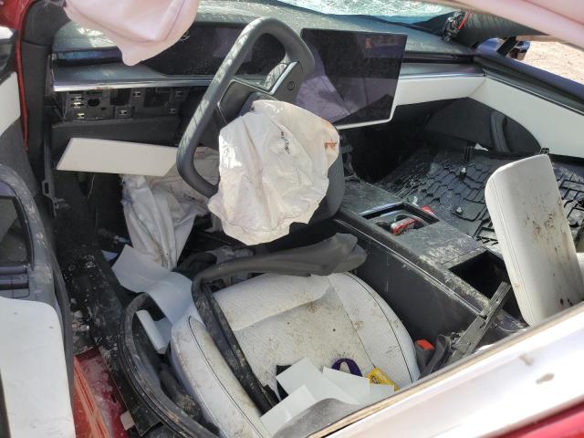 5YJSA1E63NF461257 - 2022 TESLA MODEL S წითელი ფოტო 8