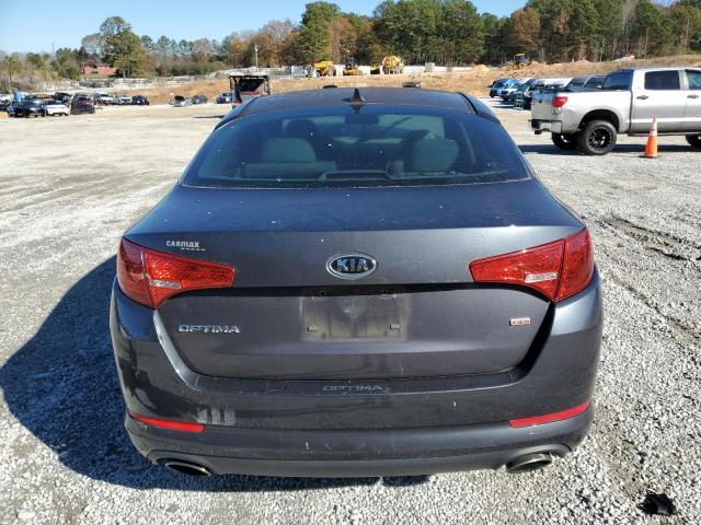 KNAGM4A75B5154101 - 2011 KIA OPTIMA LX GRAY photo 6