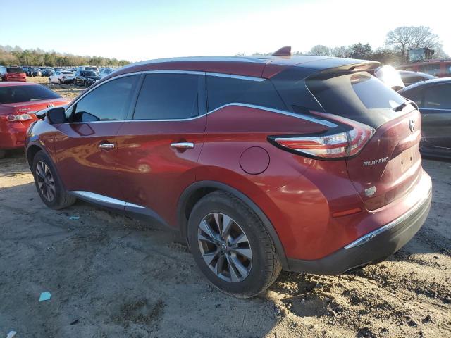 5N1AZ2MH0GN152147 - 2016 NISSAN MURANO S RED photo 2