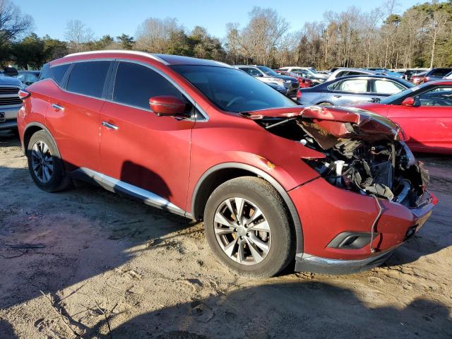 5N1AZ2MH0GN152147 - 2016 NISSAN MURANO S RED photo 4