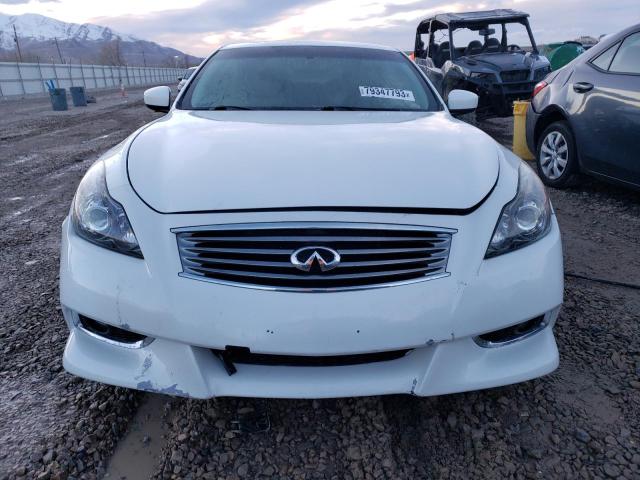 JN1CV6FE4DM770515 - 2013 INFINITI G37 SPORT WHITE photo 5