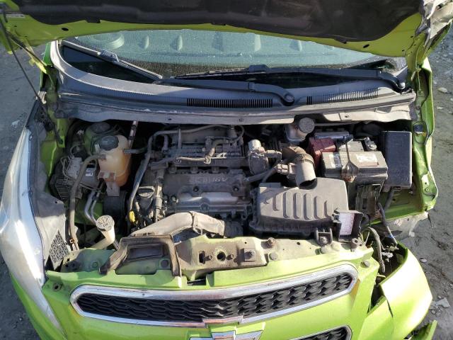 KL8CD6S94EC497634 - 2014 CHEVROLET SPARK 1LT GREEN photo 11