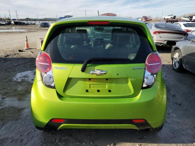 KL8CD6S94EC497634 - 2014 CHEVROLET SPARK 1LT GREEN photo 6