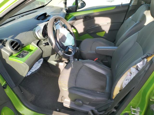 KL8CD6S94EC497634 - 2014 CHEVROLET SPARK 1LT GREEN photo 7