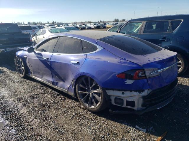 5YJSA1DN4DFP05750 - 2013 TESLA MODEL S Կապույտ լուսանկար 2