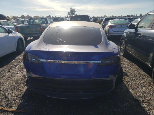 5YJSA1DN4DFP05750 - 2013 TESLA MODEL S Կապույտ լուսանկար 6