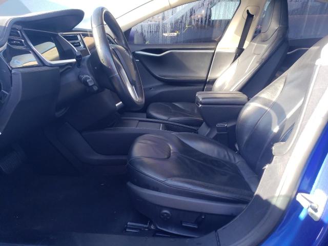 5YJSA1DN4DFP05750 - 2013 TESLA MODEL S Կապույտ լուսանկար 7