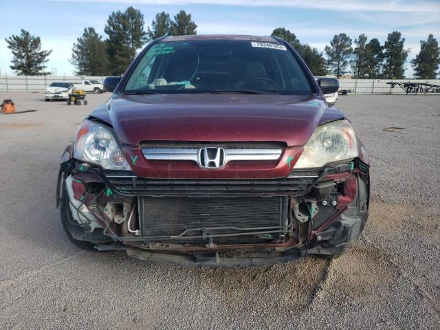 5J6RE38589L007763 - 2009 HONDA CR-V EX MAROON photo 5