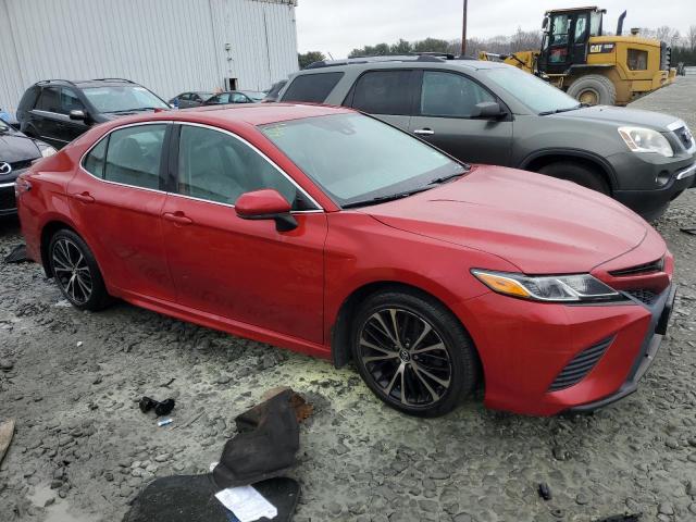 4T1B11HKXKU162257 - 2019 TOYOTA CAMRY L RED photo 4