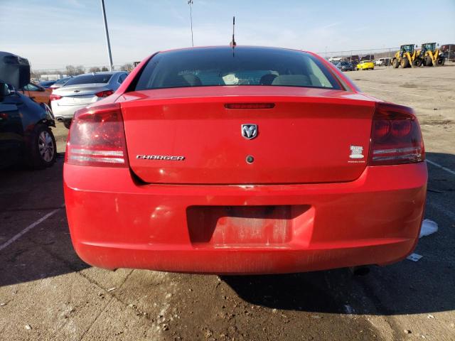 2B3KA43G08H288259 - 2008 DODGE CHARGER RED photo 6