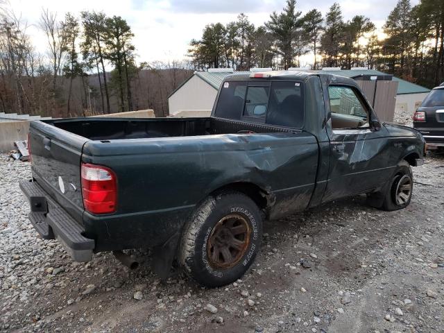 1FTYR10D52TA03186 - 2002 FORD RANGER GREEN photo 3