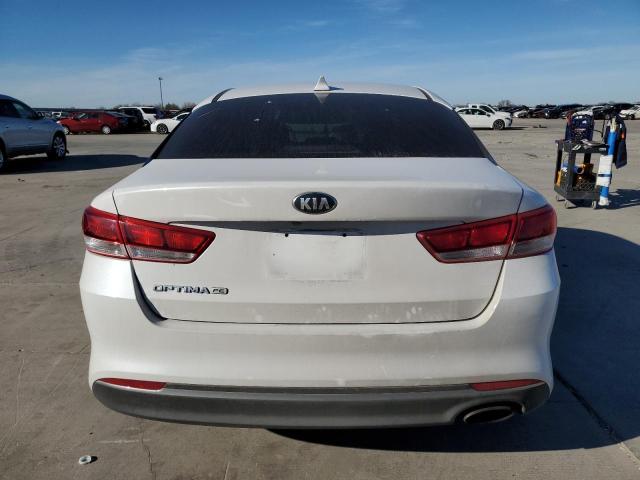 5XXGT4L36GG055743 - 2016 KIA OPTIMA LX WHITE photo 6