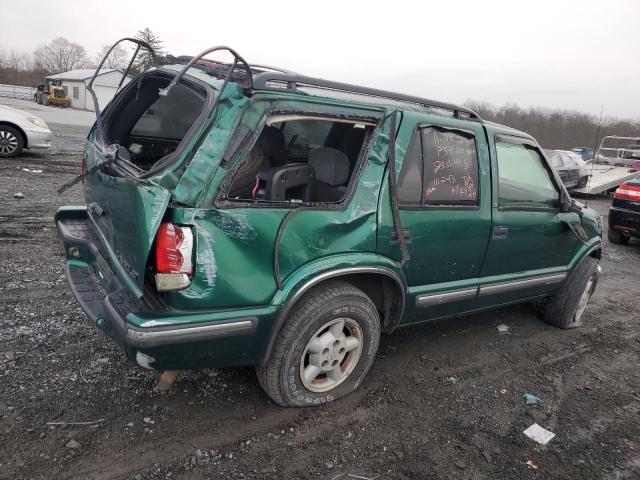 1GNDT13W7X2248234 - 1999 CHEVROLET BLAZER GREEN photo 3