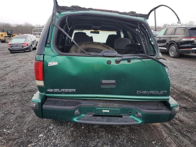 1GNDT13W7X2248234 - 1999 CHEVROLET BLAZER GREEN photo 6