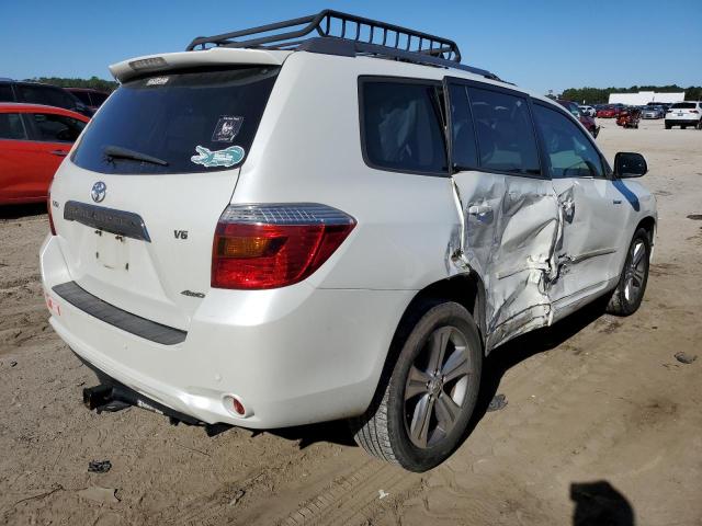 JTEES43A982104431 - 2008 TOYOTA HIGHLANDER SPORT WHITE photo 3