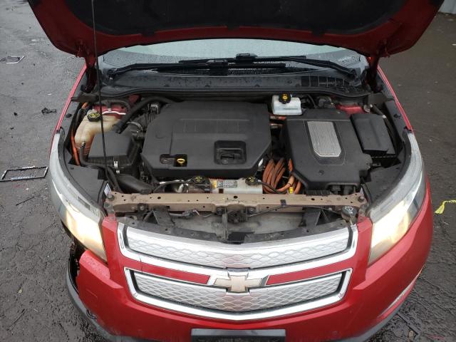 1G1RH6E4XCU122904 - 2012 CHEVROLET VOLT RED photo 11