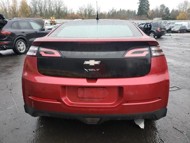 1G1RH6E4XCU122904 - 2012 CHEVROLET VOLT RED photo 6