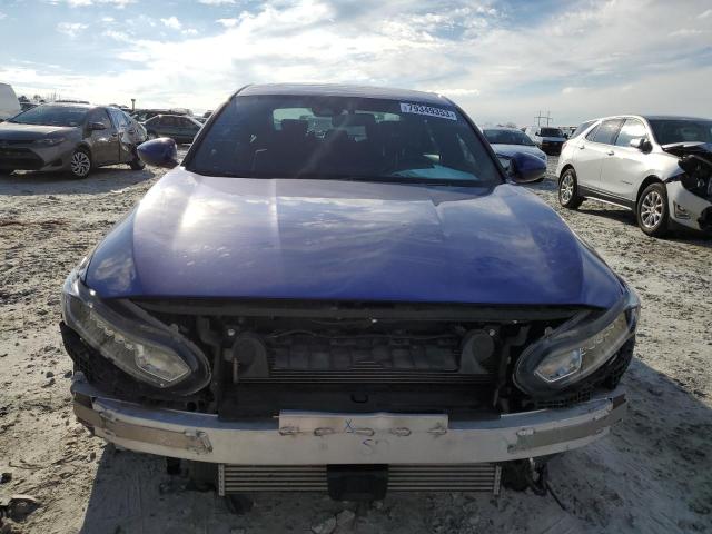 1HGCV2F31KA027122 - 2019 HONDA ACCORD SPORT BLUE photo 5