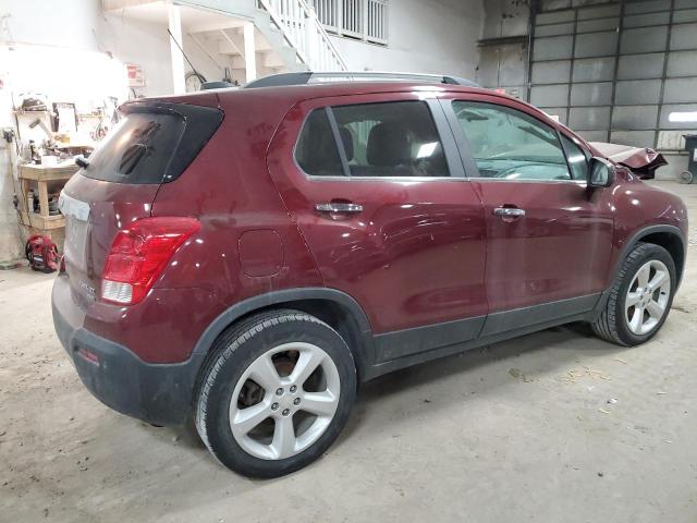 3GNCJRSB7GL142413 - 2016 CHEVROLET TRAX LTZ MAROON photo 3