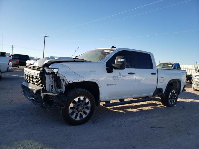 1GC1YME76NF361442 - 2022 CHEVROLET SILVERADO K2500 CUSTOM WHITE photo 1