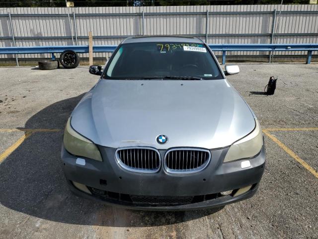 WBANU53519C122096 - 2009 BMW 528 I SILVER photo 5