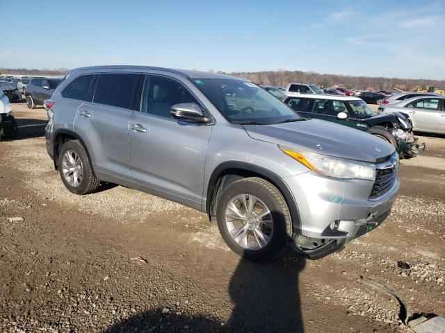 5TDJKRFH9FS091100 - 2015 TOYOTA HIGHLANDER XLE SILVER photo 4