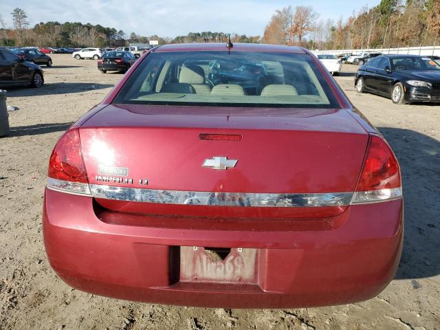 2G1WT58K169166359 - 2006 CHEVROLET IMPALA LT BURGUNDY photo 6