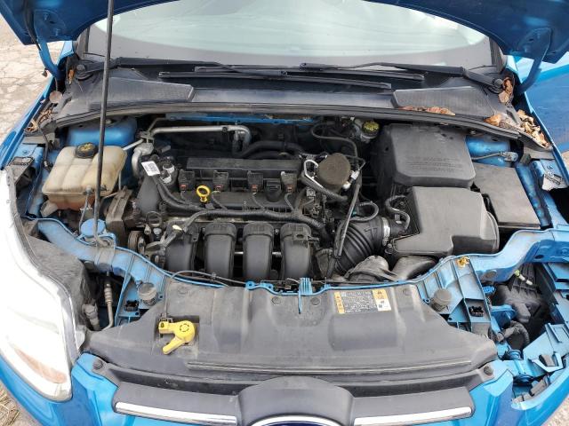 1FADP3F2XEL438883 - 2014 FORD FOCUS SE BLUE photo 11