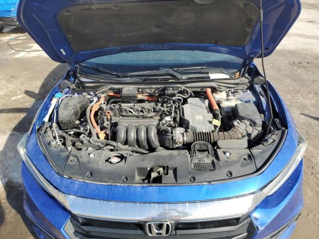 19XZE4F96KE014887 - 2019 HONDA INSIGHT TOURING BLUE photo 11