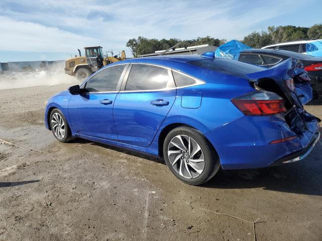 19XZE4F96KE014887 - 2019 HONDA INSIGHT TOURING BLUE photo 2