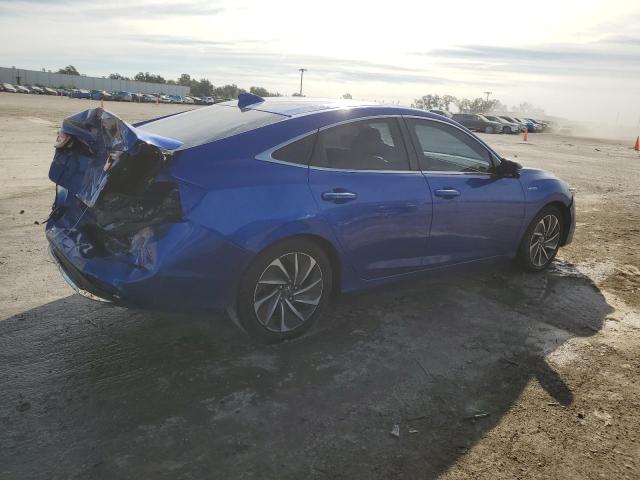 19XZE4F96KE014887 - 2019 HONDA INSIGHT TOURING BLUE photo 3