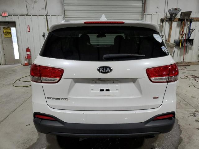 5XYPGDA39JG425951 - 2018 KIA SORENTO LX WHITE photo 6