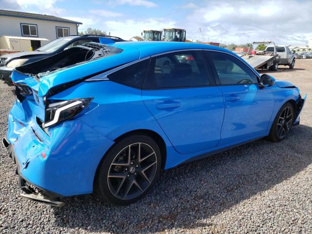 19XFL1H82NE016815 - 2022 HONDA CIVIC SPORT TOURING BLUE photo 3